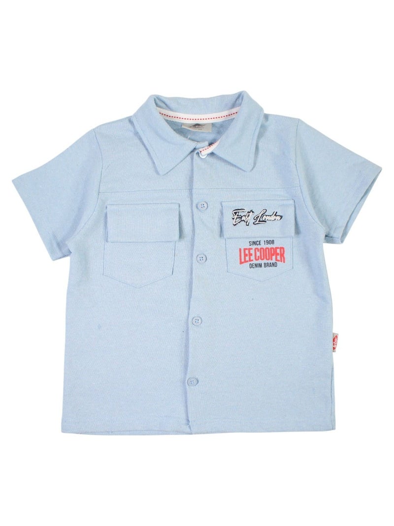 Lee Cooper - Conjunto camisa y short bebé niño Azul - Kiabi