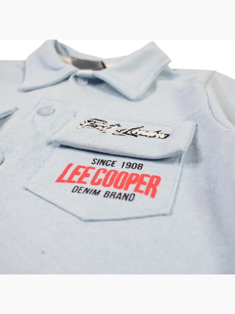 Lee Cooper - Conjunto camisa y short bebé niño Azul - Kiabi