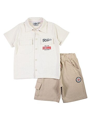 Lee Cooper - Conjunto camisa y short bebé niño