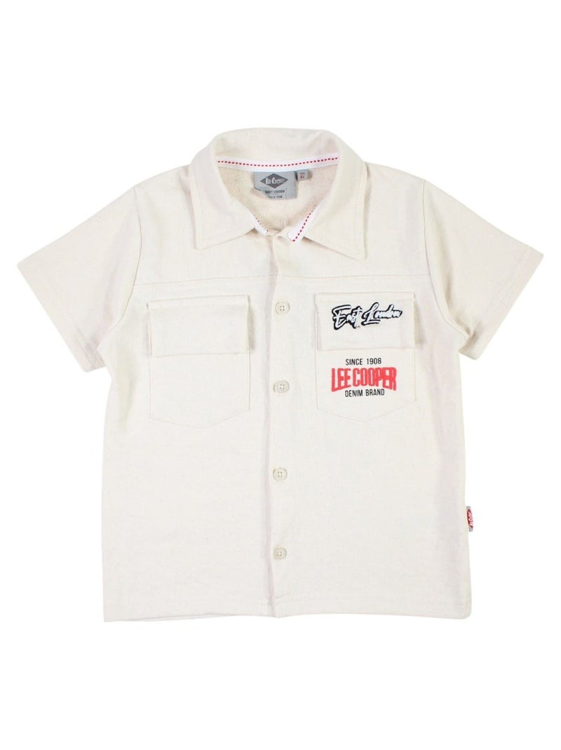 Lee Cooper - Conjunto camisa y short bebé niño Beige - Kiabi