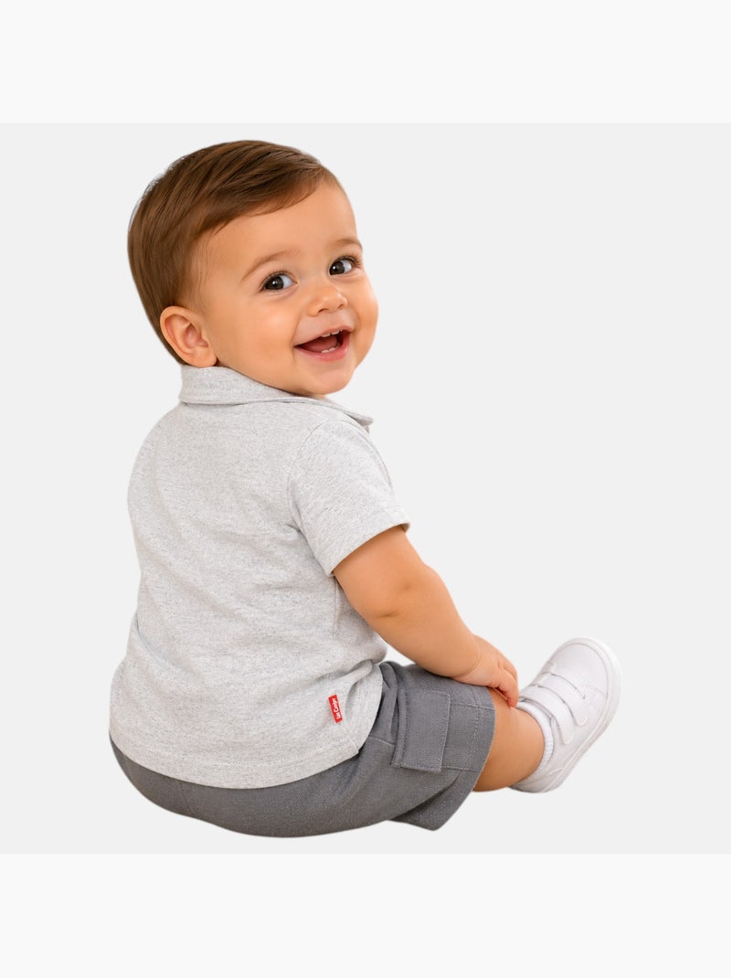 Lee Cooper - Conjunto camisa y short bebé niño Gris - Kiabi