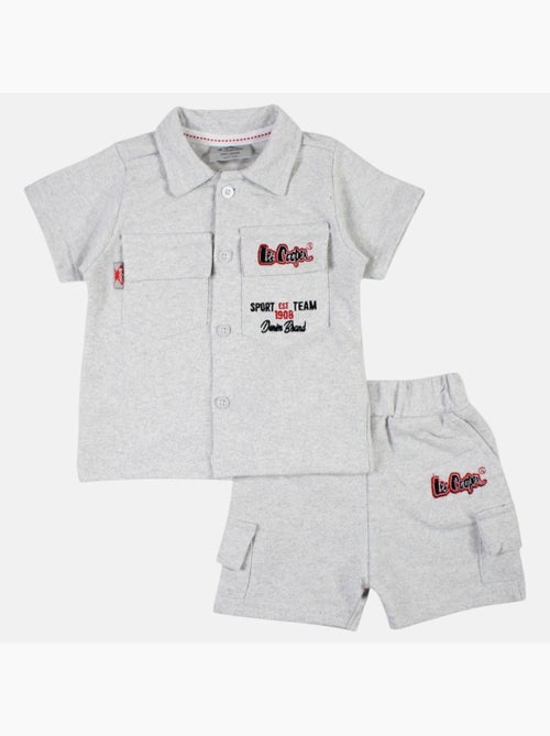 Lee Cooper - Conjunto camisa y short bebé niño - Kiabi