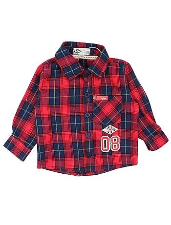 Lee Cooper - Conjunto camiseta con camisa y pantalón bebé