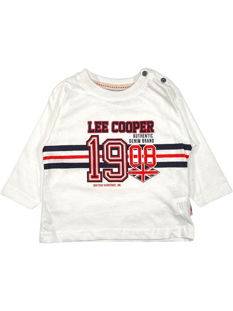 Lee Cooper - Conjunto camiseta con camisa y pantalón bebé Rojo - Kiabi