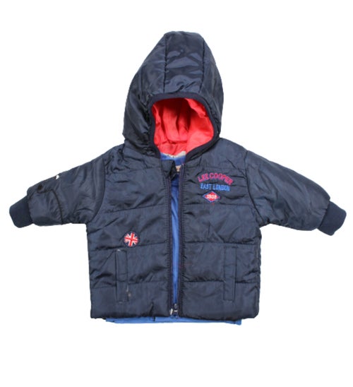 Lee Cooper - Conjunto camiseta manga larga con abrigo y pantalón bebé - Kiabi