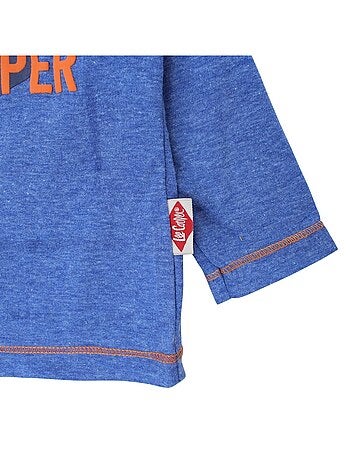 Lee Cooper - Conjunto camiseta manga larga con abrigo y pantalón bebé