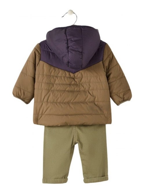 Lee Cooper - Conjunto camiseta manga larga con abrigo y pantalón bebé - Kiabi