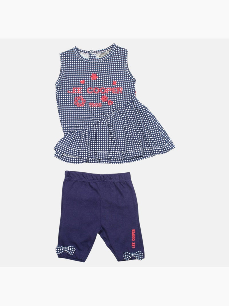 Lee Cooper - Conjunto camiseta y leggings bebé Azul - Kiabi