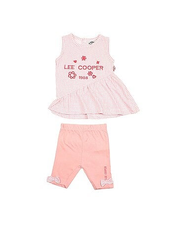 Lee Cooper - Conjunto camiseta y leggings bebé
