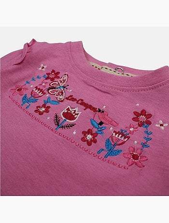 Lee Cooper - Conjunto camiseta y pantalón con chaqueta con capucha bebé niña