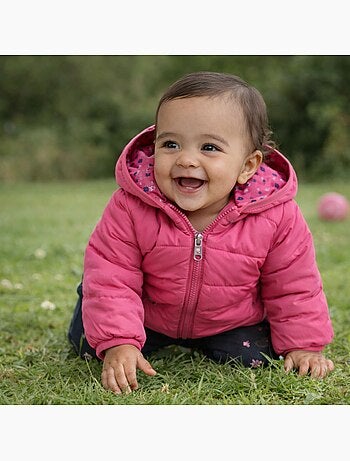 Lee Cooper - Conjunto camiseta y pantalón con chaqueta con capucha bebé niña