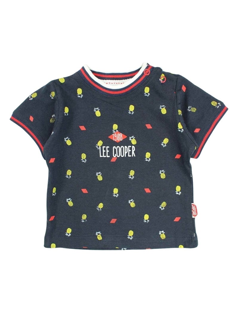 Lee Cooper - Conjunto camiseta y peto bebé Azul - Kiabi