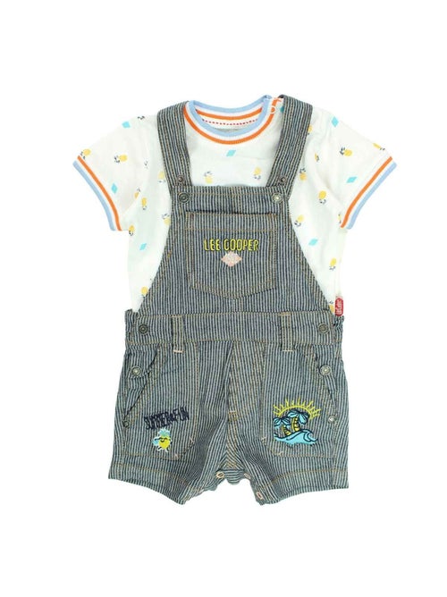 Lee Cooper - Conjunto camiseta y peto bebé - Kiabi