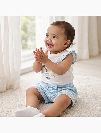 Lee Cooper - Conjunto camiseta y short bebé