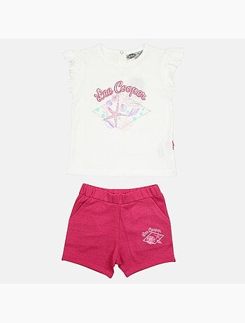 Lee Cooper - Conjunto camiseta y short bebé