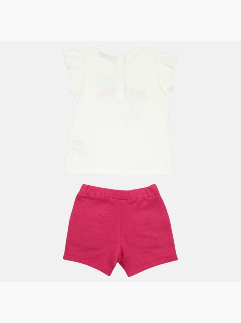 Lee Cooper - Conjunto camiseta y short bebé Blanco - Kiabi