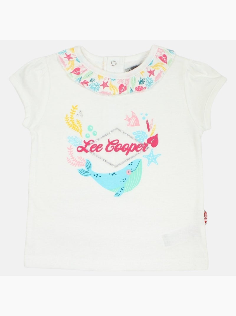Lee Cooper - Conjunto camiseta y short bebé Blanco - Kiabi