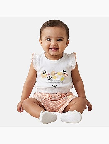 Lee Cooper - Conjunto camiseta y short bebé