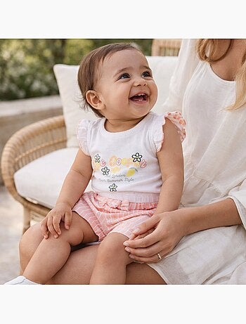 Lee Cooper - Conjunto camiseta y short bebé