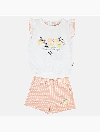 Lee Cooper - Conjunto camiseta y short bebé