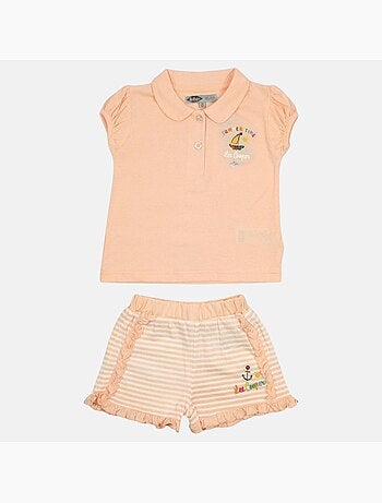Lee Cooper - Conjunto camiseta y short bebé