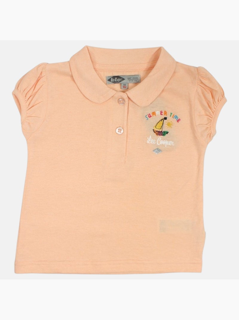 Lee Cooper - Conjunto camiseta y short bebé Naranja - Kiabi