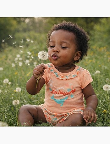 Lee Cooper - Conjunto camiseta y short bebé