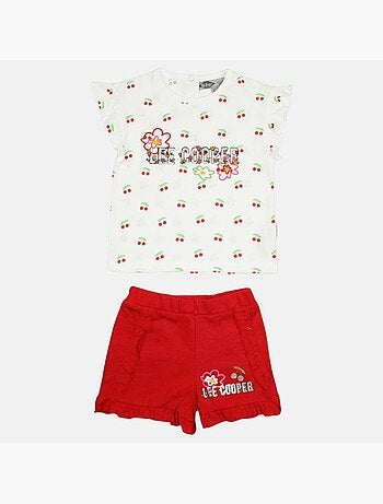Lee Cooper - Conjunto camiseta y short bebé