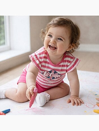 Lee Cooper - Conjunto camiseta y short bebé