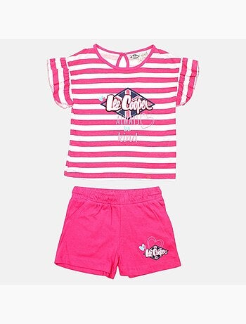 Lee Cooper - Conjunto camiseta y short bebé