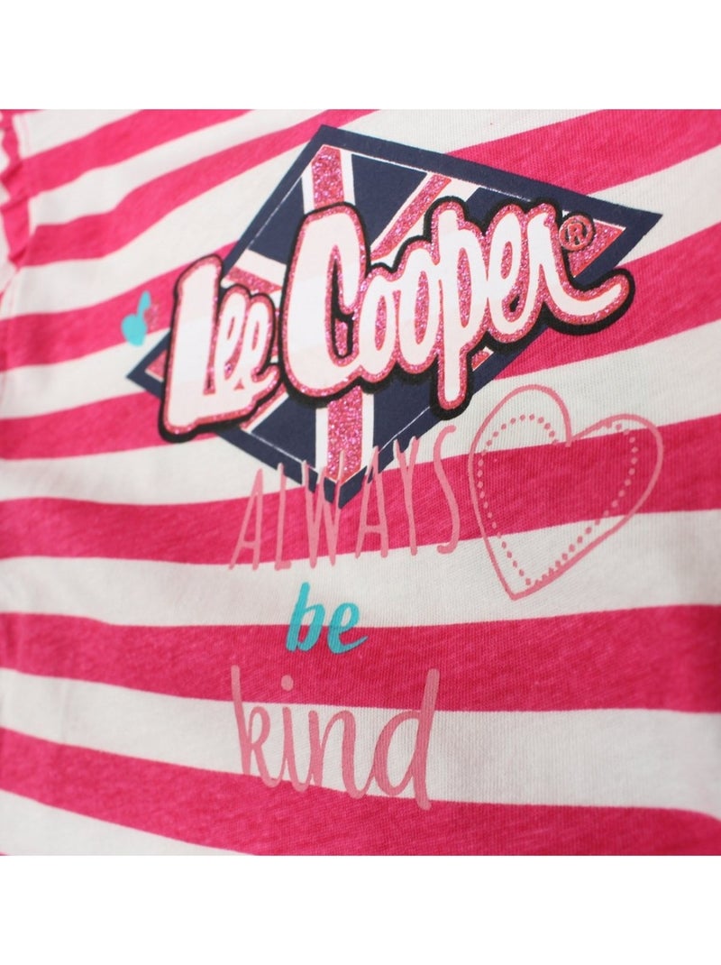 Lee Cooper - Conjunto camiseta y short bebé Rosa - Kiabi