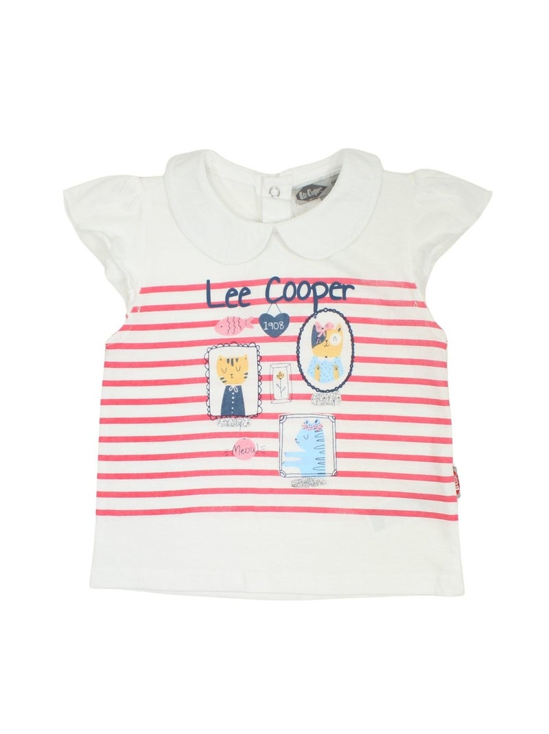 Lee Cooper - Conjunto camiseta y short bebé Rosa - Kiabi