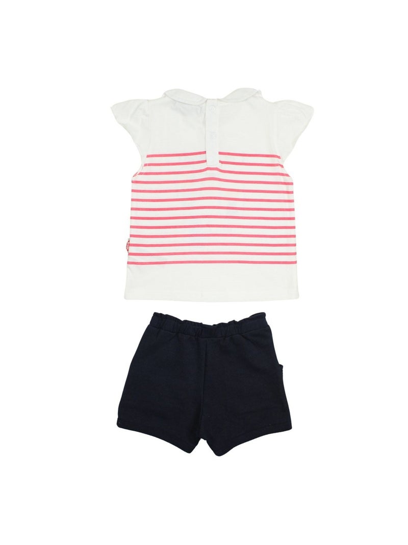 Lee Cooper - Conjunto camiseta y short bebé Rosa - Kiabi