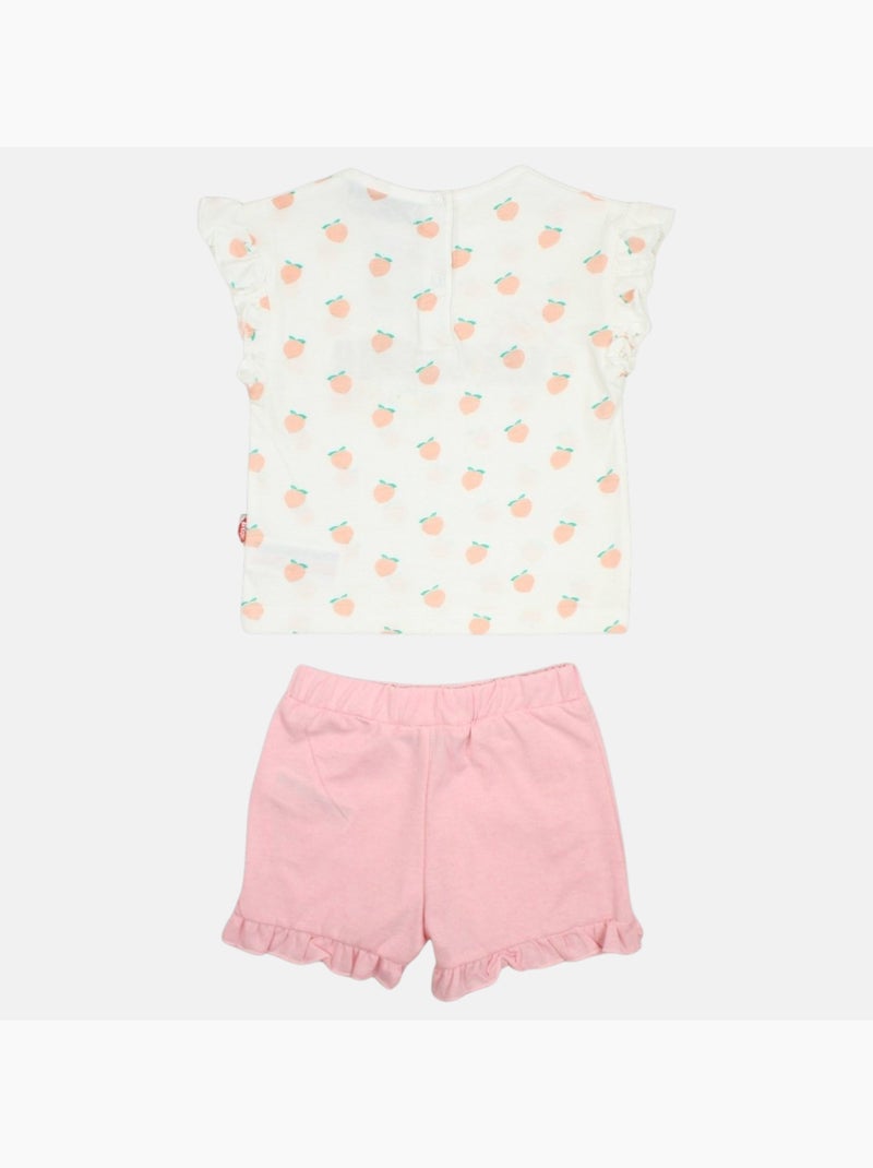 Lee Cooper - Conjunto camiseta y short bebé Rosa - Kiabi