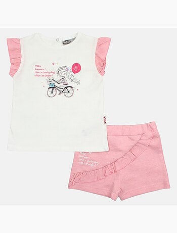 Lee Cooper - Conjunto camiseta y short bebé