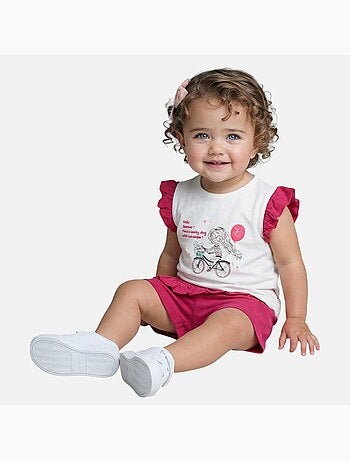 Lee Cooper - Conjunto camiseta y short bebé