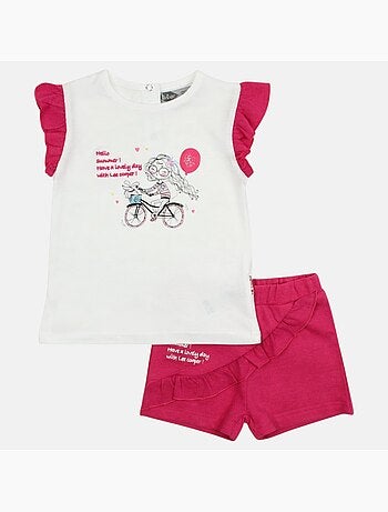 Lee Cooper - Conjunto camiseta y short bebé