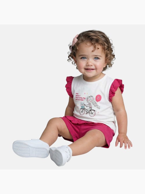Lee Cooper - Conjunto camiseta y short bebé - Kiabi Lee Cooper - Conjunto camiseta y short bebé - Kiabi