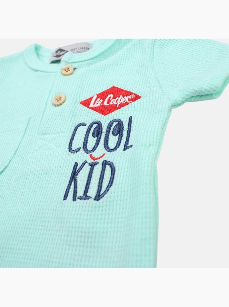 Lee Cooper - Conjunto camiseta y short con gorro bebé Gris - Kiabi