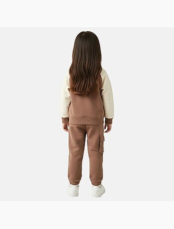 Lee Cooper - Conjunto chándal niña con una chaqueta de manga larga y un pantalón jogging