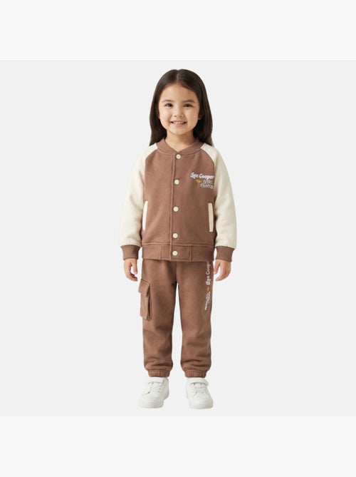 Lee Cooper - Conjunto chándal niña con una chaqueta de manga larga y un pantalón jogging - Kiabi
