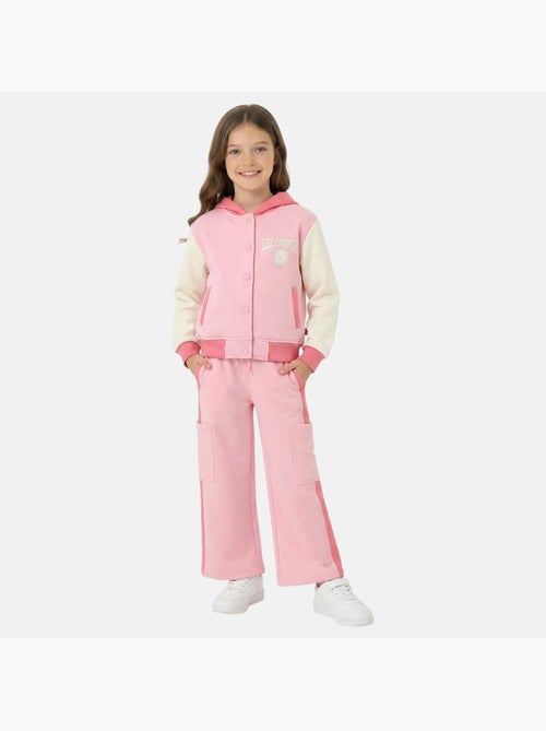 Lee Cooper - Conjunto chándal niña con una chaqueta de manga larga y un pantalón jogging - Kiabi
