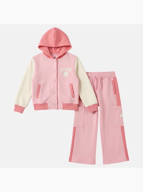 Lee Cooper - Conjunto chándal niña con una chaqueta de manga larga y un pantalón jogging - Kiabi