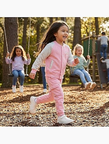 Lee Cooper - Conjunto chándal niña una chaqueta de manga larga y un pantalón jogging marca