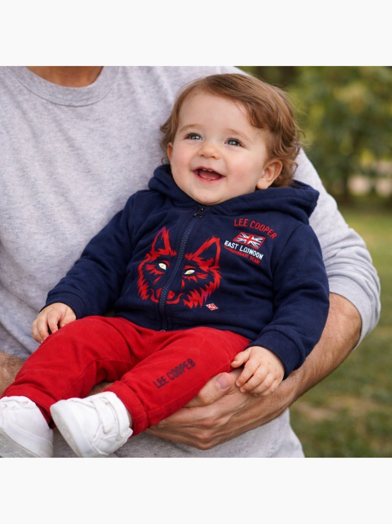 Lee Cooper - Conjunto chaqueta con capucha y pantalón bebé Azul - Kiabi