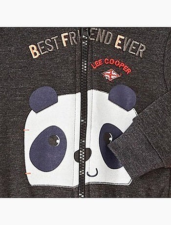 Lee Cooper - Conjunto chaqueta con capucha y pantalón bebé