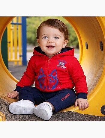 Lee Cooper - Conjunto chaqueta con capucha y pantalón bebé