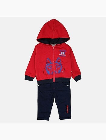 Lee Cooper - Conjunto chaqueta con capucha y pantalón bebé