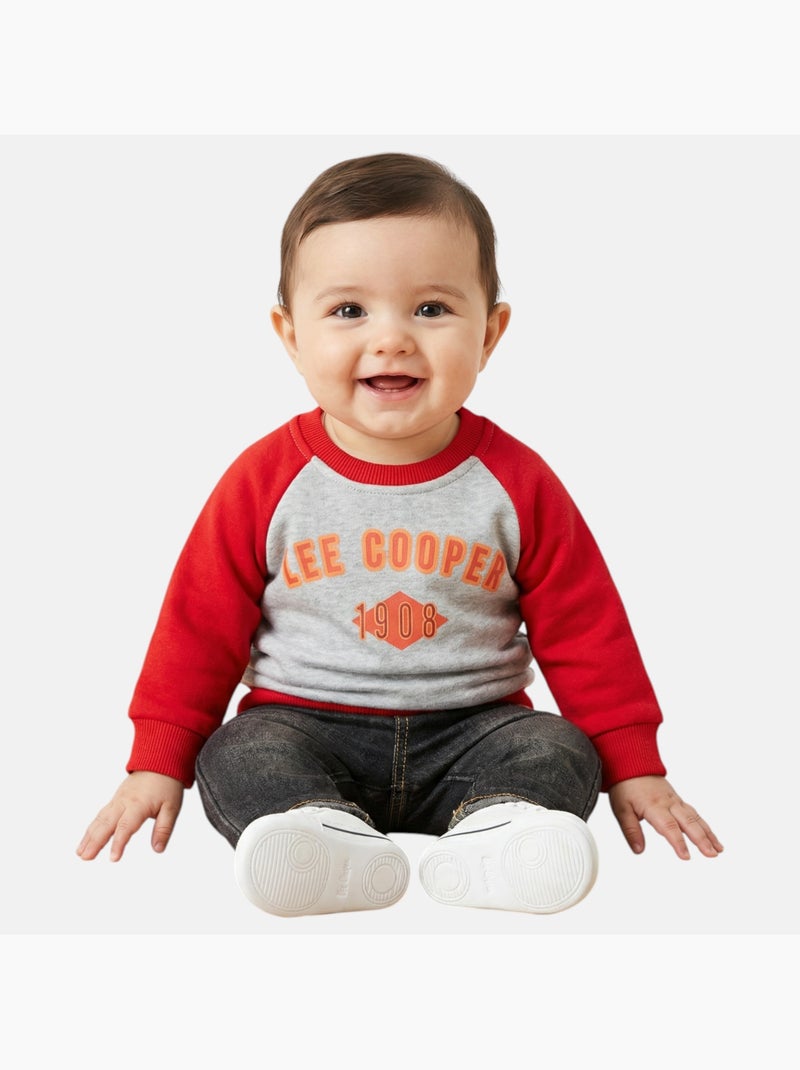 Lee Cooper - Conjunto chaqueta con capucha y pantalón bebé Rojo - Kiabi