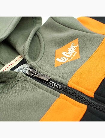 Lee Cooper - Conjunto chaqueta con capucha y pantalón de jogging bebé